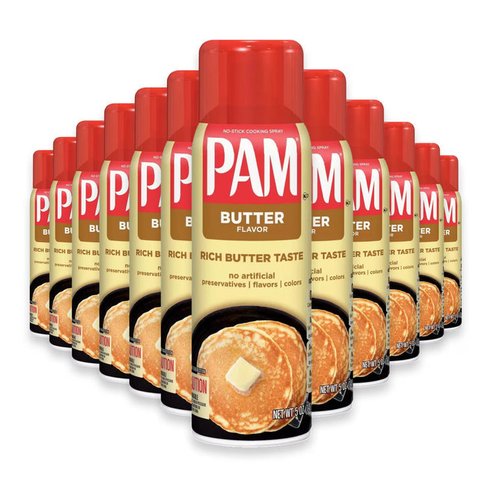 PAM Butter Flavor Canola Oil Spray - 5 oz - 12 Pack