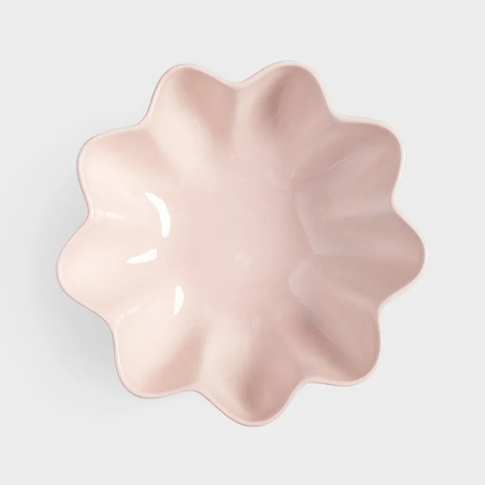 PEDESTAL BOWL in Sun Pink by &Klevering