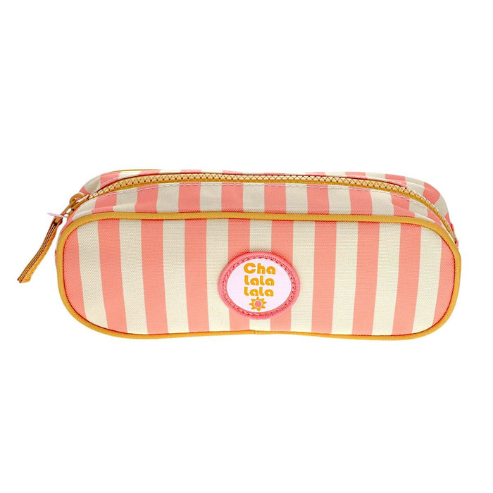 Le Petit Souk - Pencil Case - Pink Striped