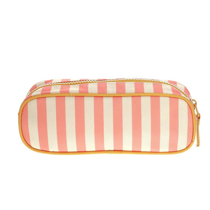 Le Petit Souk - Pencil Case - Pink Striped - Look Of The Back