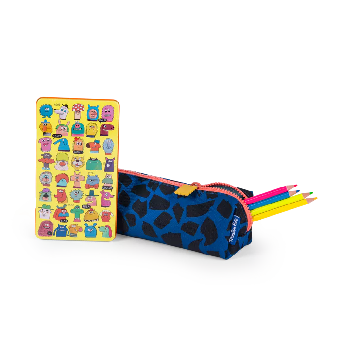 Moulin Roty - Pencil Case - Puce & Pilou - Display 2