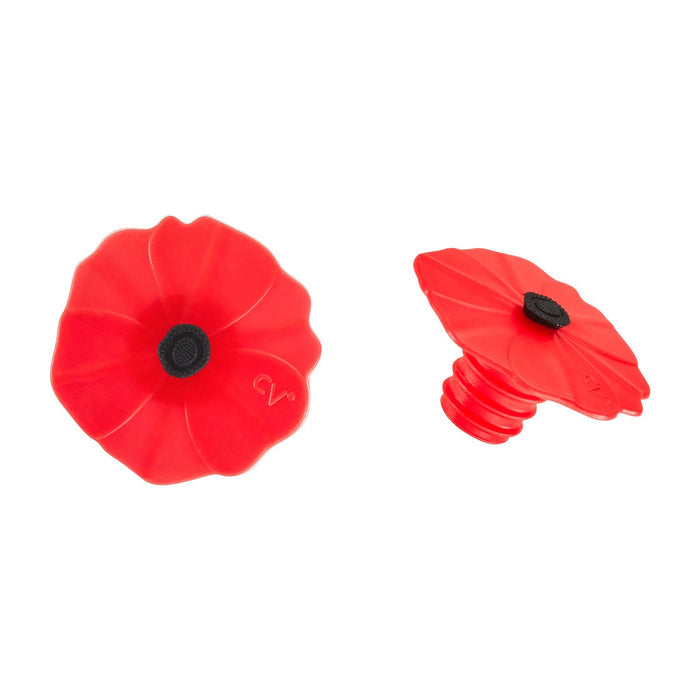 Poppy Bottle Stoppers (Red) - CDU/24