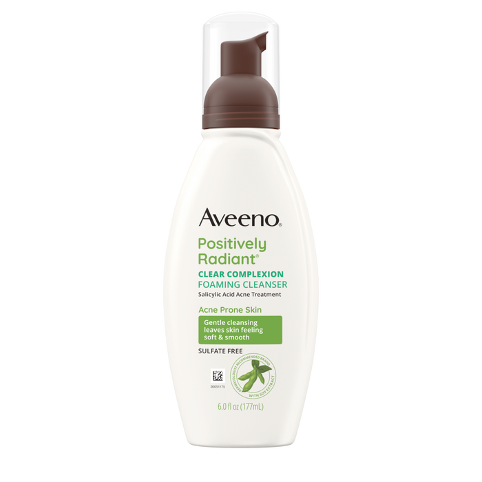 Positively Radiant Clear Complexion Foaming Facial Cleanser Oil-Free, 177 ml