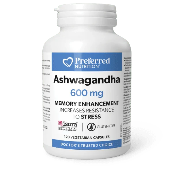 Preferred Nutrition: Ashwagandha 600mg