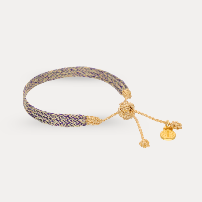a bracelet with a knot