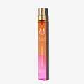 Queens Caramel 10ml Eau De Parfum Travel Spray on white background.