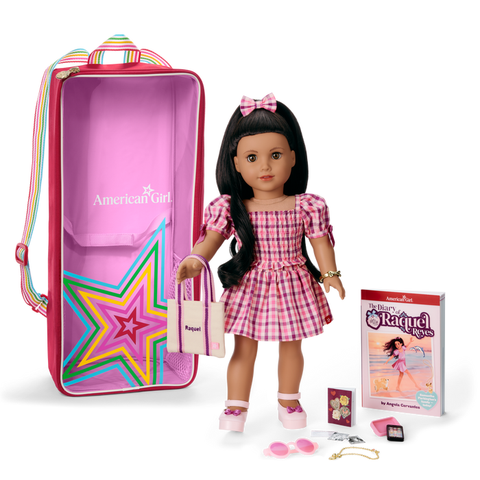Raquel™ 18-inch Doll, Journal, Accessories & Doll Carrier (Girl of the Year™ 2026)