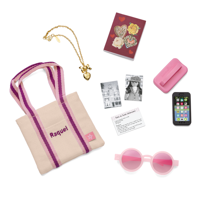 Raquel™ 18-inch Doll, Journal, Accessories & Doll Carrier (Girl of the Year™ 2026)