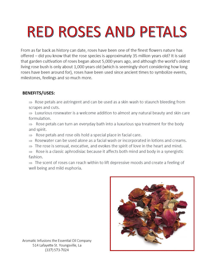 Red Rose Petals