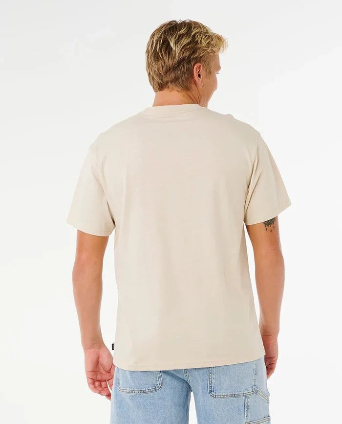 Rip Curl Script Icon Loose Tee men's back view