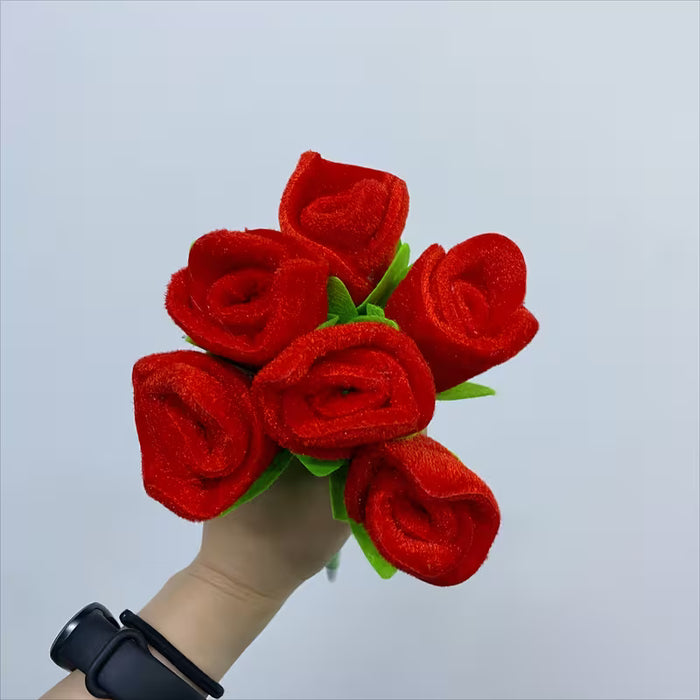 Rose Plush Ballpoint Pen