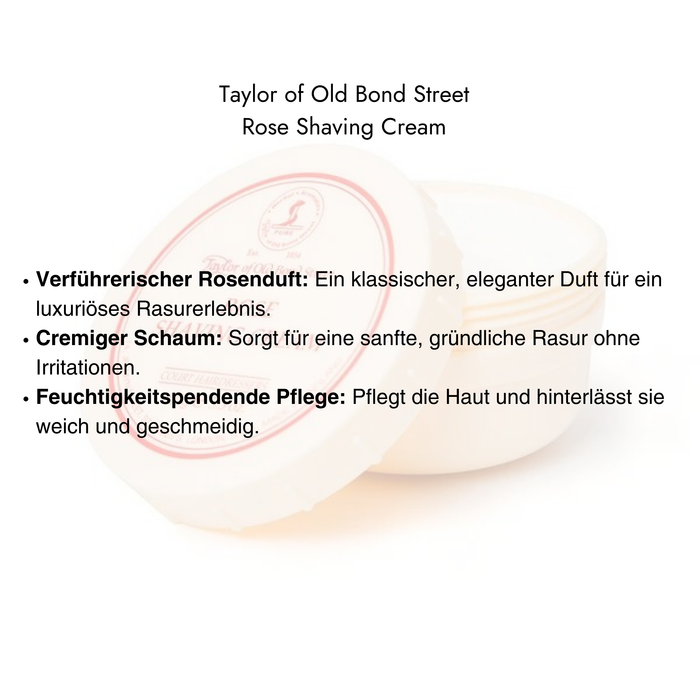 Rose Shaving Cream