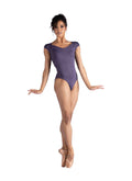 Royce Cap Sleeve Leotard w/Pleating