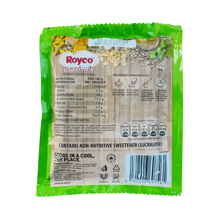 Royco Usavi Mix 50g beef-flavored powdered seasoning for stews and gravies