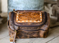 Rustic Leather Toiletry Bag