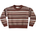 Rylee + Cru Aspen Sweater in Mulberry Multi Stripe