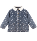 Rylee + Cru Long Chore Coat in Heart Ditsy