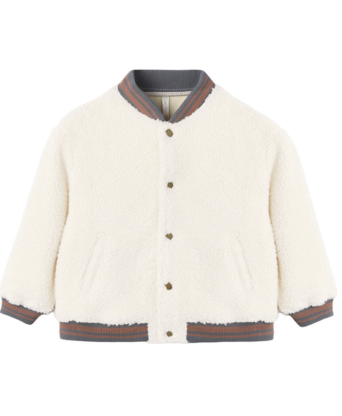 Rylee + Cru Sherpa Bomber in Natural