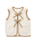 Rylee + Cru Sherpa Vest in Natural