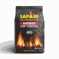4kg bag of Safari Charcoal premium African hardwood charcoal for grilling and braai