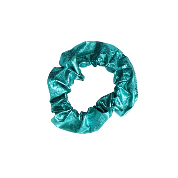 Scrunchie - Metallic Blue Foil