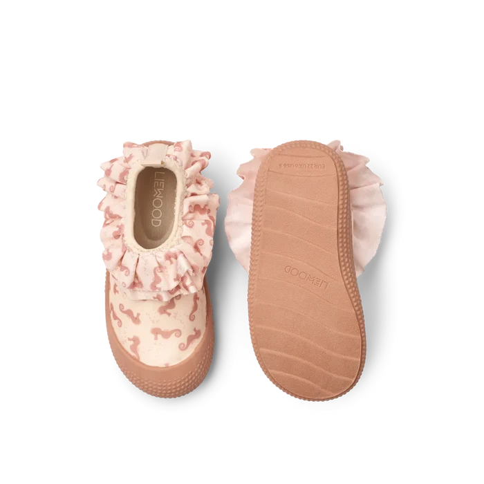 Liewood - Sea Shoe - Sonja Flounce - Seahorse/Apple Blossom - Bottom