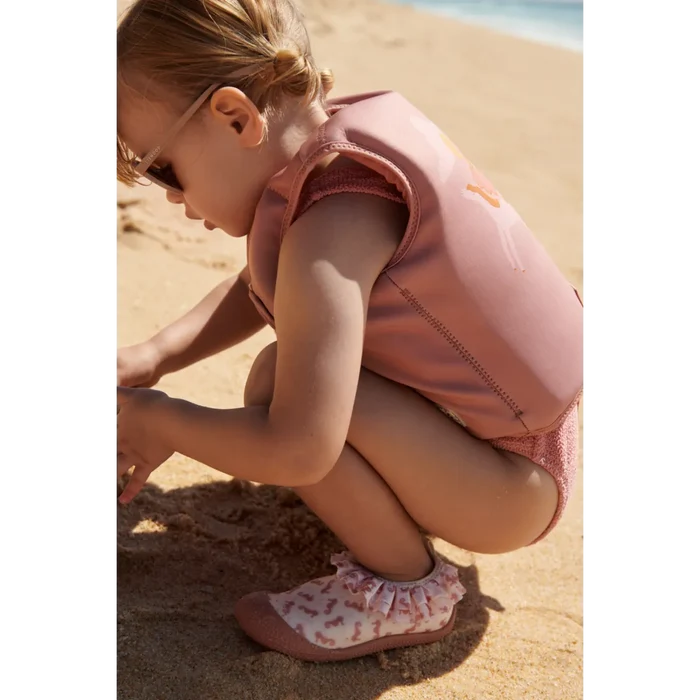 Liewood - Sea Shoe - Sonja Flounce - Seahorse/Apple Blossom - Lifestyle Cut 2