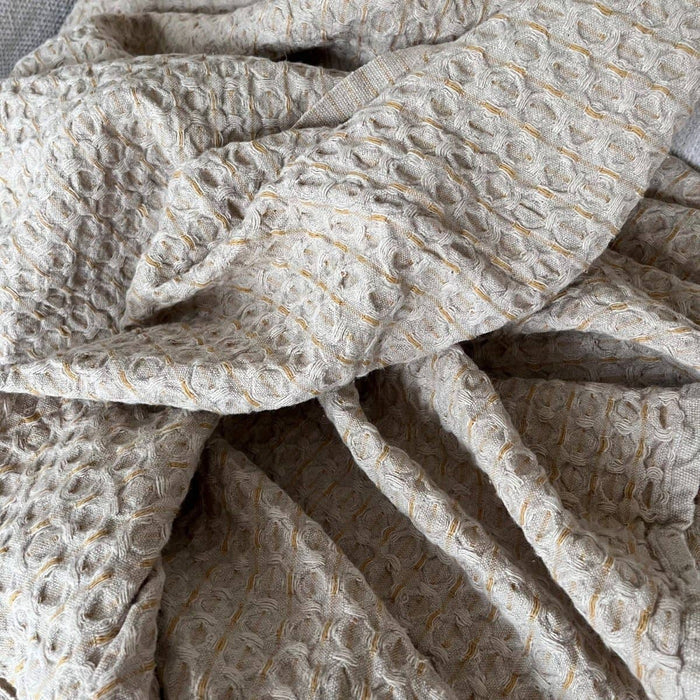 September Linen Plaid Throw Blanket W01 - Magnolia Lane co. Home + Garden + Gift