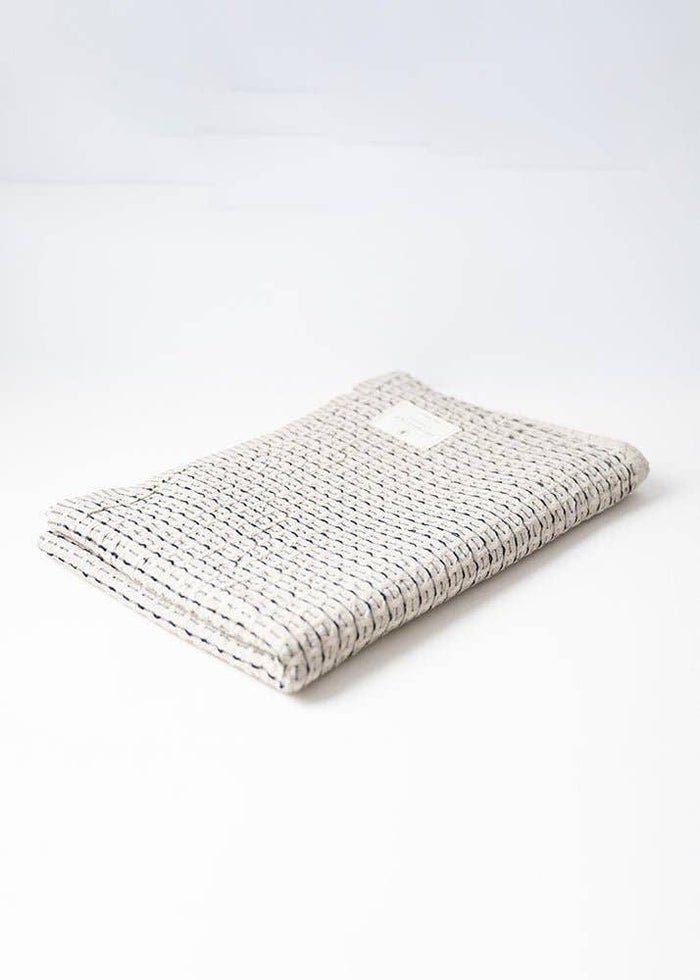 September Linen Plaid Throw Blanket W01 - Magnolia Lane co. Home + Garden + Gift