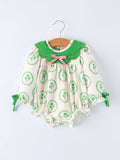 Shamrock Stripe LS Romper