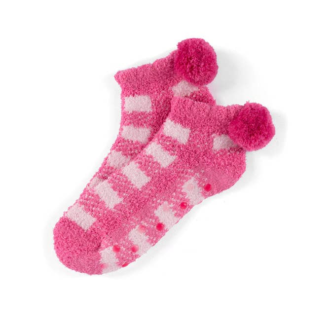 Shiraleah Chlo Home Socks in Fuschia