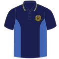 Short Sleeve Panel Polo Shirt