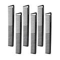 Sam Villa Signature Series Short Cutting Comb, professional heat-resistant silicone and graphite comb, seamless design for ultra-smooth glide, perfect for scissor over comb, precision detail cutting, smooth fringes and finishes, snag-free styling tool for all hair types, ergonomic and durable salon comb