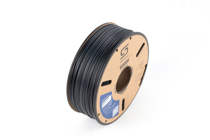 carbon fiber filament ABS-CF 3D printed black bevel gear set smooth matte surface finish