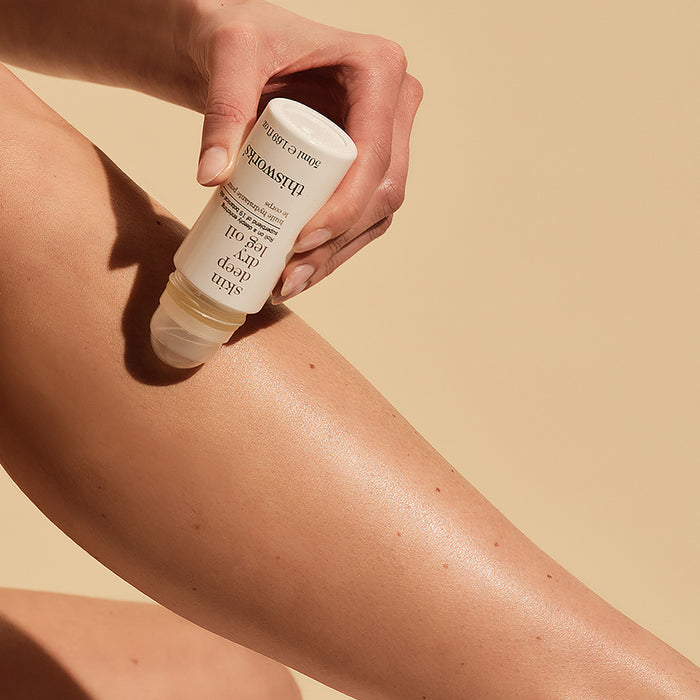 skin deep dry leg oil roll-on