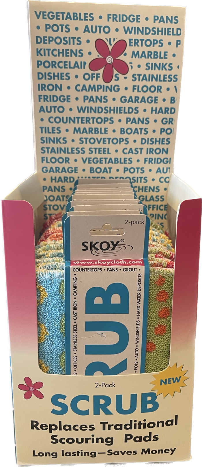Skoy Scrub 12 pack (SK401) in CDU