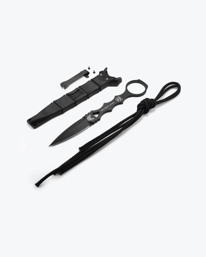 Benchmade SOCP® Dagger Black Sheath complete kit components - Exploded View | Benchmade Knife Co.