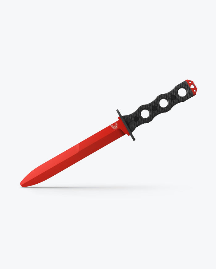 Red SOCP® Fixed Blade Trainer - Angled Profile View | Benchmade Knife Co.