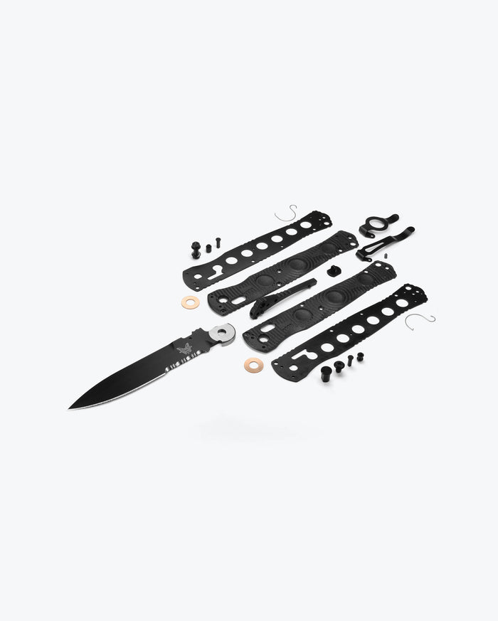 Eighth product image showing an exploded view of the knife