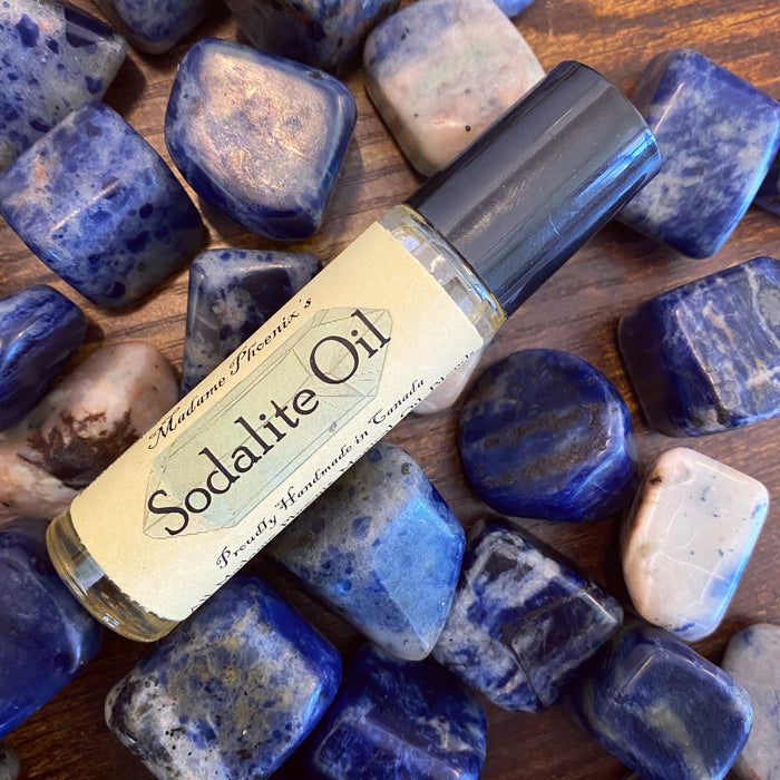 Sodalite Crystal Aromatherapy Roller Perfume