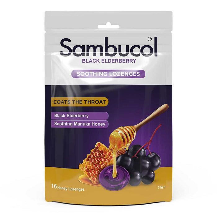 Sambucol Black Elderberry Soothing Throat Lozenges _1