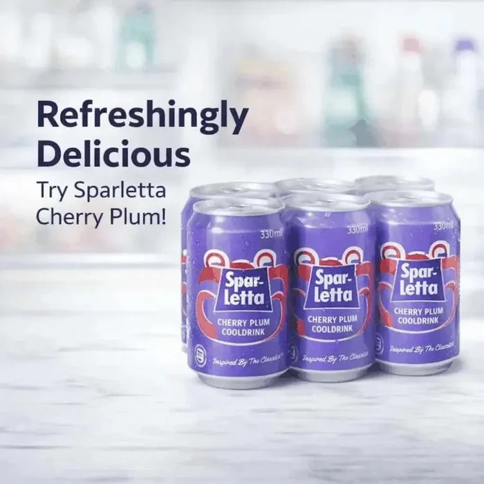 Sparletta Cherry Plum - 330ml (6-Pack) Facebook Ad