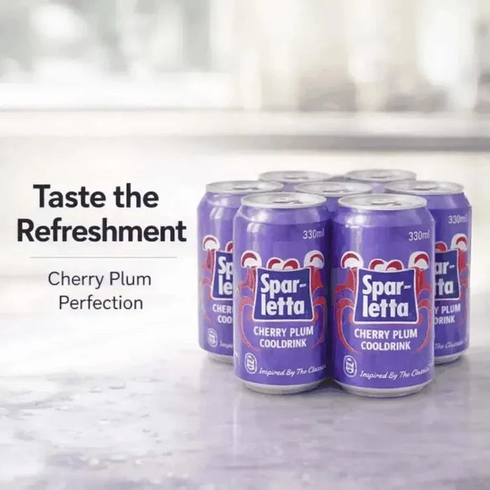 Sparletta Cherry Plum - 330ml (6-Pack) Facebook Ad