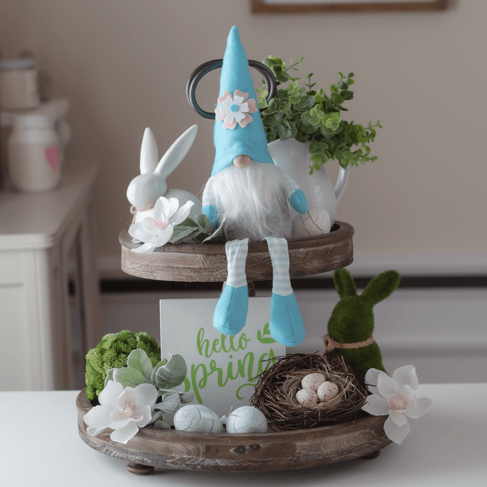 Spring Gnomes, Pink, Blue, Green