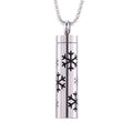 Stainless Aroma Pendant Necklace (Snowflake) at Your Oil Tools