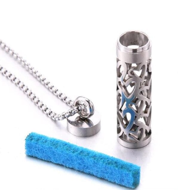 Stainless Aroma Pendant Necklace (Snowflake) at Your Oil Tools