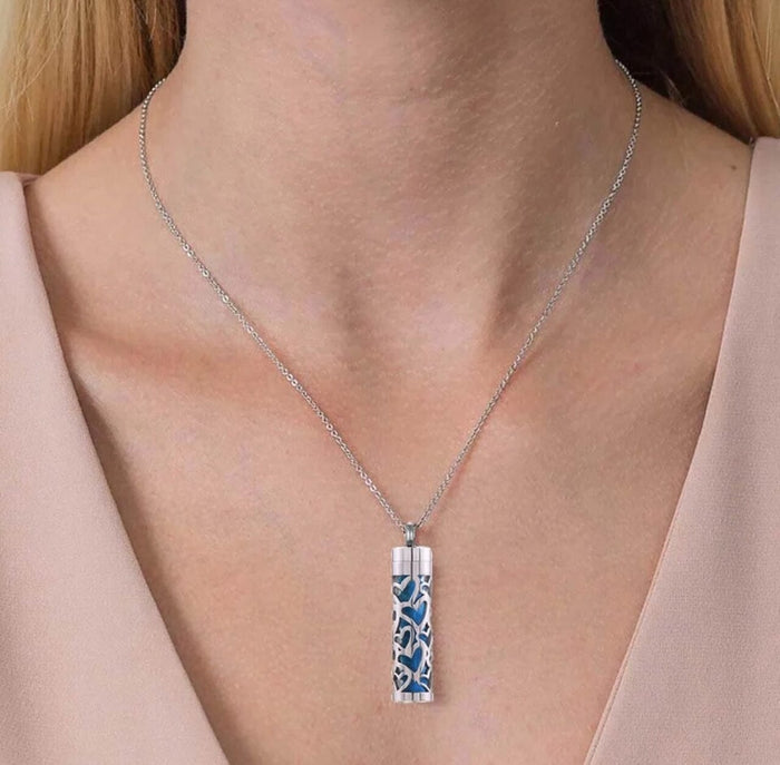Stainless Aroma Pendant Necklace (Snowflake) at Your Oil Tools