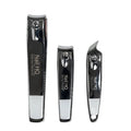 Stainless Steel Nail Clipper & Cuticle Set - 3pcs