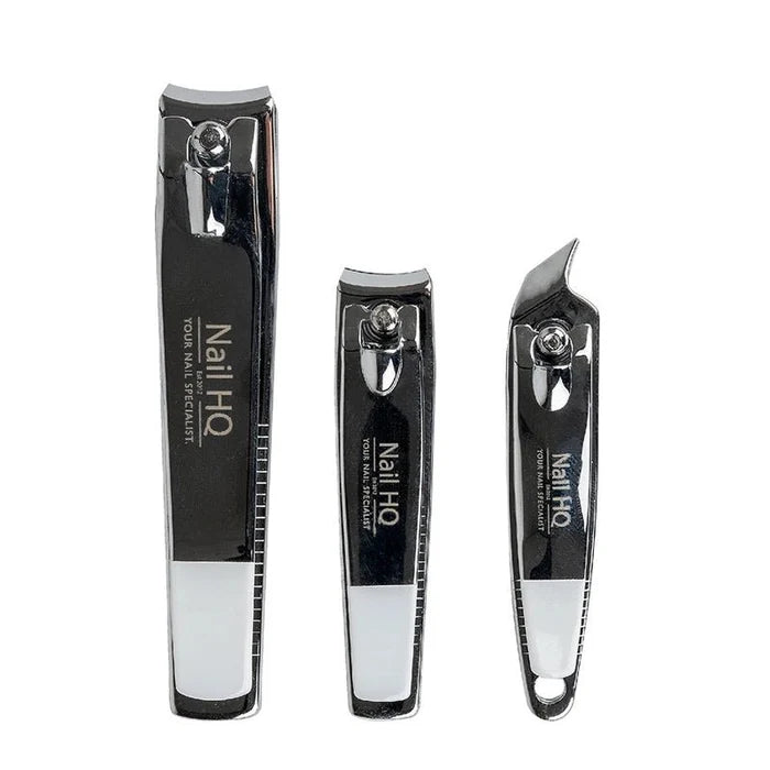 Stainless Steel Nail Clipper & Cuticle Set - 3pcs