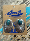 Sterling Silver w/ Turquoise Pierced Earrings